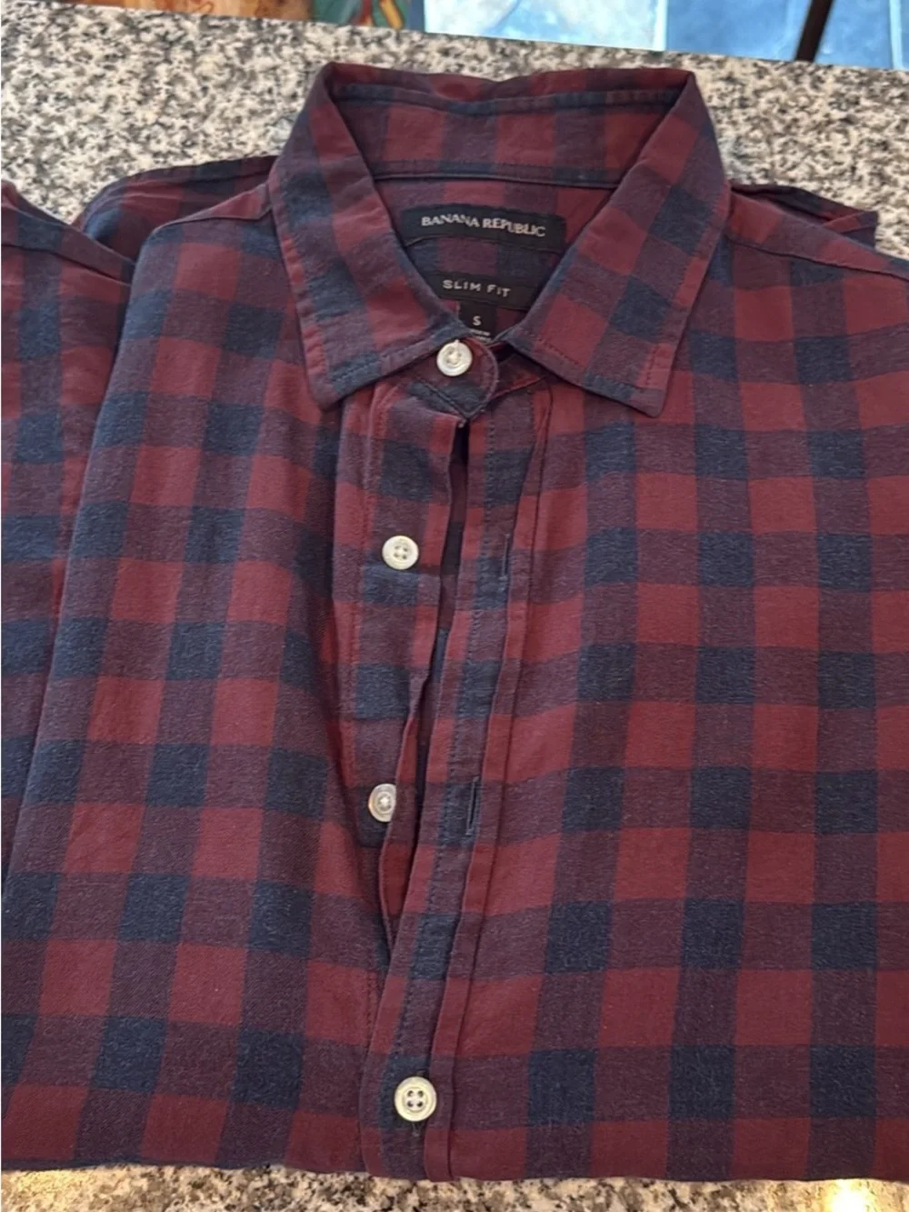 Lot of Mens Banana Republic and Polo Shirts and flannels